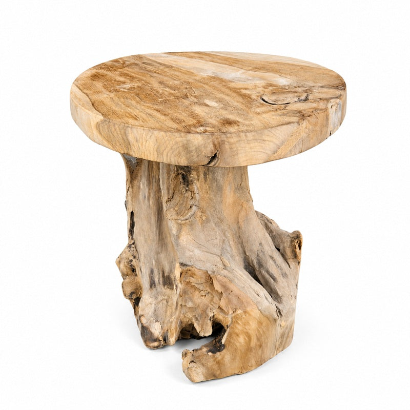 Albero teak houten bijzettafel.