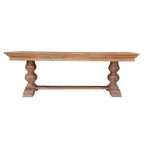 De massief houten kloosterbank Andreas is een robuuste bank die ook te gebruiken is als sidetable of als een algemeen accessoires in een vintage interieur