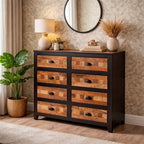 Impressie afbeelding van het vintage Arnold dressoir in een huiselijk omgeving.