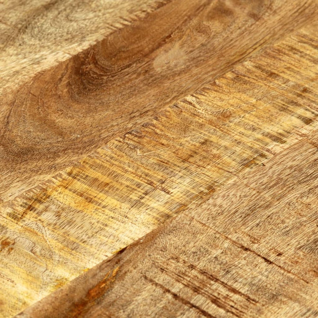Mangohouten blad behandeld met een coating.