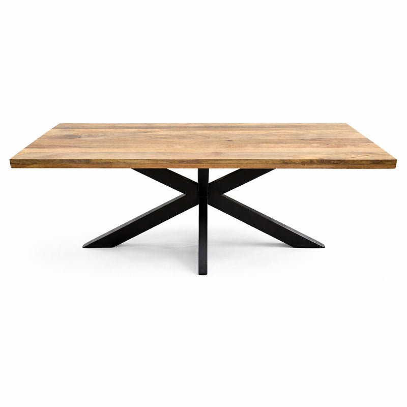 Bovenaanzicht van de eetkamertafel Dine fine 200.