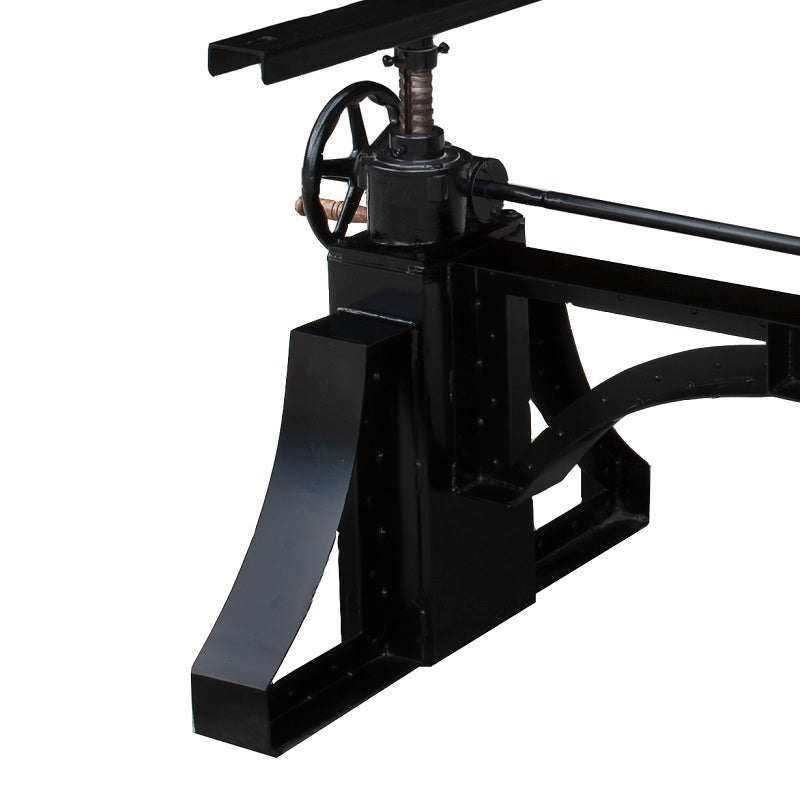 Afbeelding binnenzijde poot van de King Thor gietijzer tafelonderstel. 