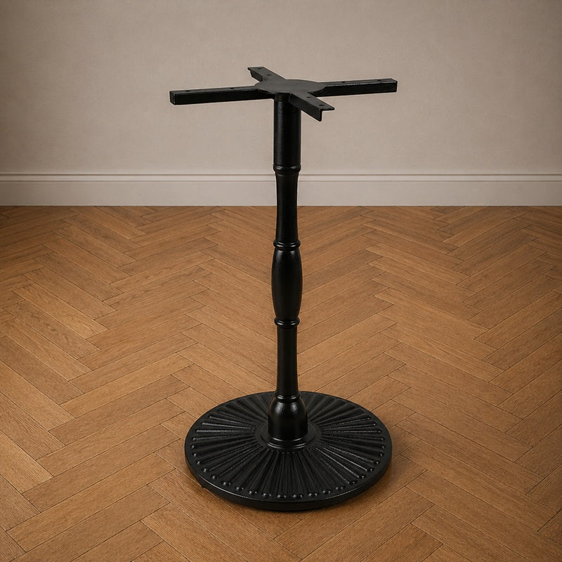 Bijzettafel onderstel zwart.