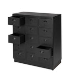 De ladekast One Five is ook geschikt om als dressoir te gebruiken en heeft door de 15 laden veel opberg mogelijkheden.