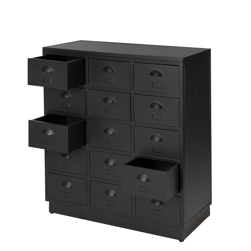 De ladekast One Five is ook geschikt om als dressoir te gebruiken en heeft door de 15 laden veel opberg mogelijkheden.