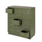 De One Five ladekast heeft een klassieke bijgewerkte lak waardoor dit dressoir een refurbished uitstraling krijgt.