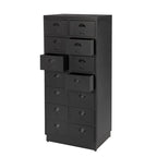 Nieuwe refurbished look ladekast op 4 steldoppen en 14 laden.