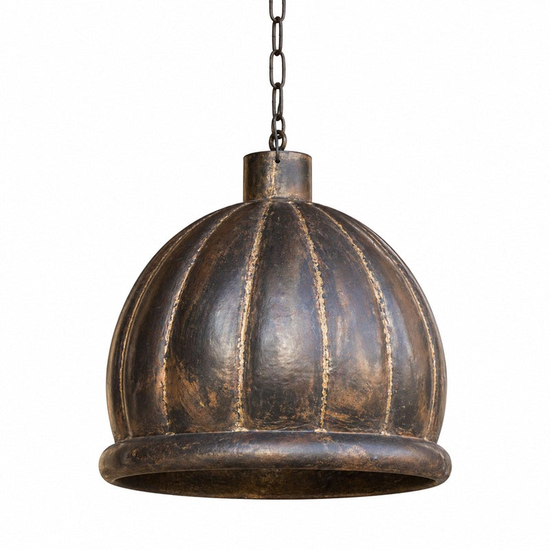 Metalen vintage hanglamp.