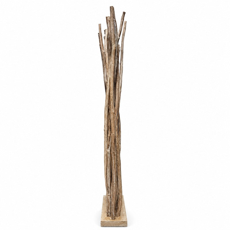 Kamerverdeler van teak houten takken.