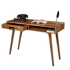 Bureau van mangohout en 1 lade.