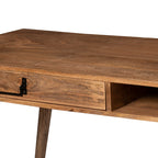 Dit Study Big bureau heeft 1 lade en een groot opbergvak.