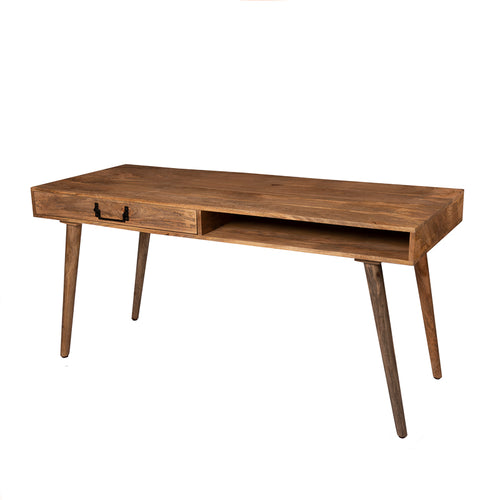 Bureau van mangohout met 4 mango poten.