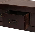 Detail afbeelding lade van de vintage salontafel William.